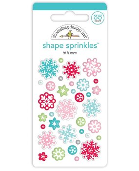 Doodlebug Design Let It Snow Shape Sprinkles (7504) (DISCONTINUED)