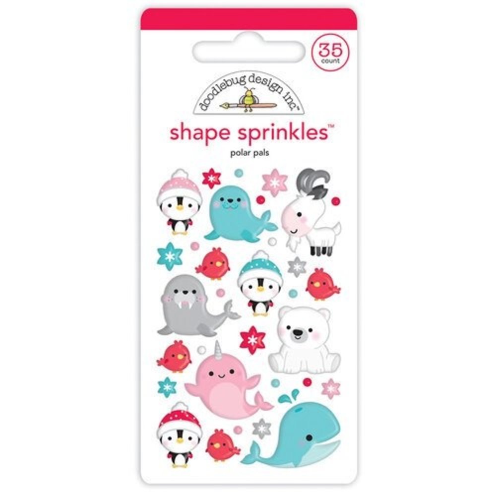 Doodlebug Design Polar Pals Shape Sprinkles (7502) (DISCONTINUED) Doodlebug Design Polar Pals Shape Sprinkles (7502) (DISCONTINUED)