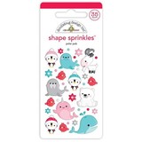 Doodlebug Design Polar Pals Shape Sprinkles (7502) (OUTLET)