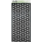 Picket Fence Studios Slim Line Lots of Blossoms 4x10 Inch Stencil (SC-288) (OUTLET)