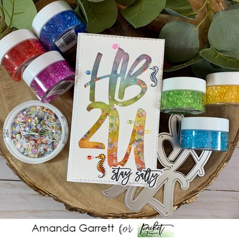 Picket Fence Studios Crystalline Diamonds Tanzanite (CD-106) (OUTLET)