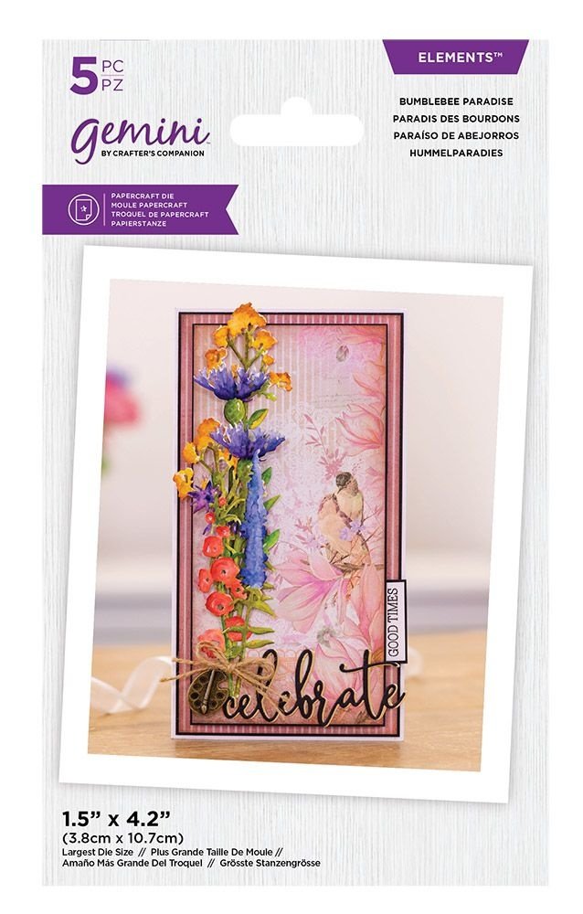 Gemini Bumblebee Paradise Elements Dies (GEM-MD-ELE-BPAR) (DISCONTINUED) Gemini Bumblebee Paradise Elements Dies (GEM-MD-ELE-BPAR) (DISCONTINUED)