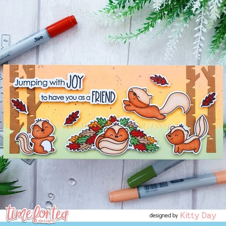 Time For Tea Designs Jumping With Joy Clear Stamps (T4T/792/Joy/Cle) (DISCONTINUED)