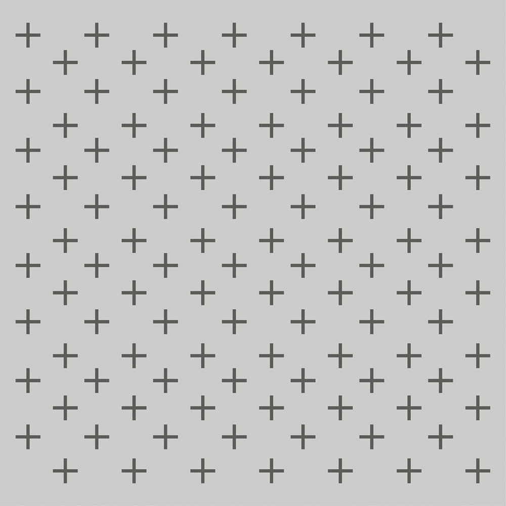 Simple Stories Good Stuff Stencil Plus Signs (16826) (DISCONTINUED)