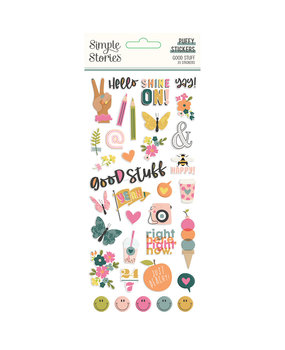 Simple Stories Good Stuff Puffy Stickers (16821) (OUTLET)