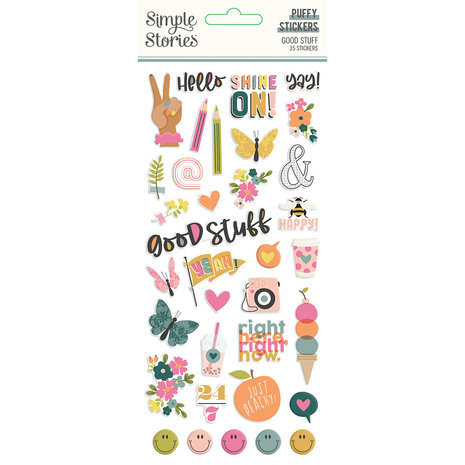 Simple Stories Good Stuff Puffy Stickers (16821) (DISCONTINUED)