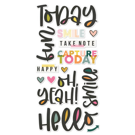 Simple Stories Good Stuff Foam Stickers (16820) (DISCONTINUED)