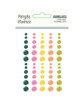 Simple Stories Good Stuff Enamel Dots (16823) (OUTLET)