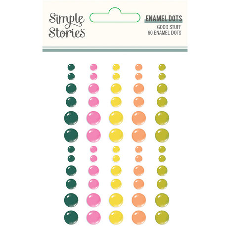 Simple Stories Good Stuff Enamel Dots (16823) (DISCONTINUED)