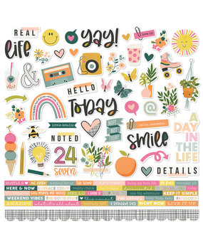 Simple Stories Good Stuff Cardstock Sticker (16801) (DISCONTINUED)