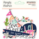 Simple Stories Happy Hearts Bits & Pieces (16916) (OUTLET)