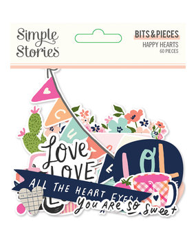 Simple Stories Happy Hearts Bits & Pieces (16916) (OUTLET)