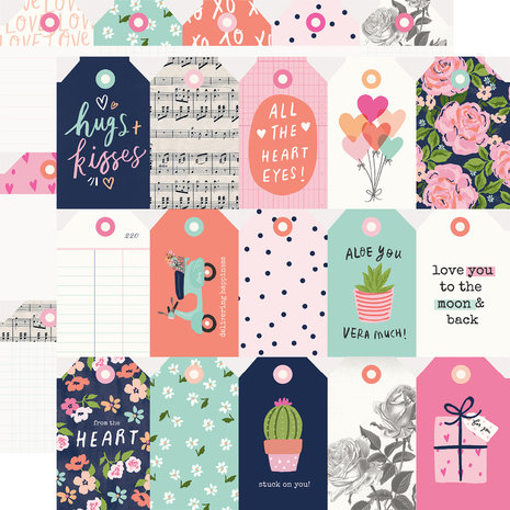 Simple Stories Happy Hearts Collection Kit (16900) (DISCONTINUED)