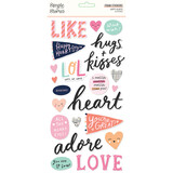 Simple Stories Happy Hearts Foam Stickers (16918) (DISCONTINUED)