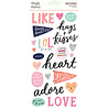 Simple Stories Happy Hearts Foam Stickers (16918) (DISCONTINUED)