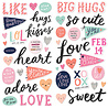 Simple Stories Happy Hearts Foam Stickers (16918) (DISCONTINUED)