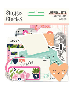 Simple Stories Happy Hearts Journal Bits (16917) (OUTLET)