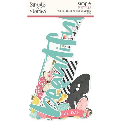 Simple Stories Simple Pages Pieces Beautiful Memories (14733) (DISCONTINUED)
