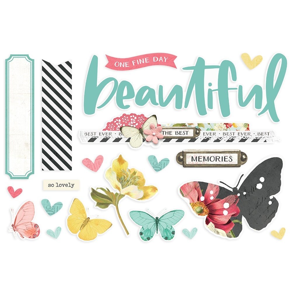 Simple Stories Simple Pages Pieces Beautiful Memories (14733) (DISCONTINUED)