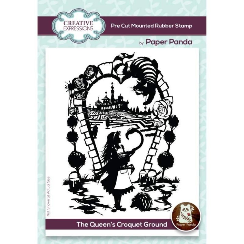 Creative Expressions Paper Panda Rubber Stamp A6 The Queen's Croquet Ground (CERPP010) (OUTLET) Creative Expressions Paper Panda Rubber Stamp A6 The Queen's Croquet Ground (CERPP010) (OUTLET)
