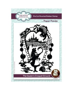 Creative Expressions Paper Panda Rubber Stamp A6 The Queen's Croquet Ground (CERPP010) (OUTLET)