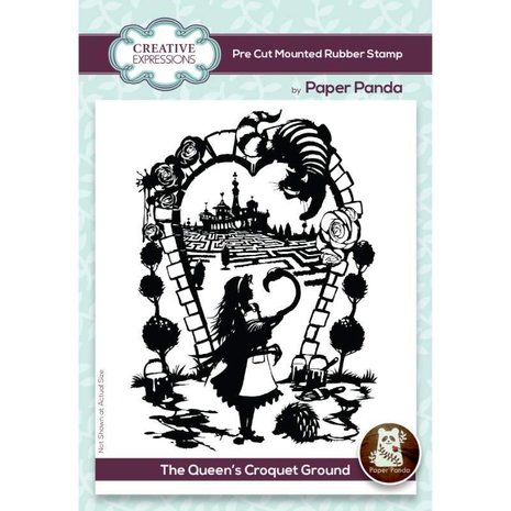 Creative Expressions Paper Panda Rubber Stamp A6 The Queen's Croquet Ground (CERPP010) (OUTLET) Creative Expressions Paper Panda Rubber Stamp A6 The Queen's Croquet Ground (CERPP010) (OUTLET)