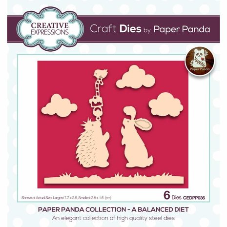 Creative Expressions Paper Panda Craft Die A Balanced Diet (CEDPP036) (OUTLET) Creative Expressions Paper Panda Craft Die A Balanced Diet (CEDPP036) (OUTLET)