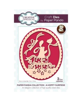 Creative Expressions Paper Panda Craft Die A Hoppy Surprise (CEDPP033) (OUTLET)
