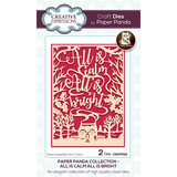 Creative Expressions Paper Panda Craft Die All Is Calm All Is Bright (CEDPP026) (OUTLET)