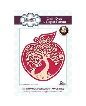 Creative Expressions Paper Panda Craft Die Apple Tree (CEDPP010) (OUTLET)