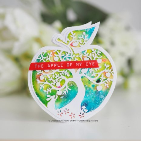 Creative Expressions Paper Panda Craft Die Apple Tree (CEDPP010) (OUTLET)