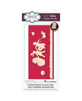 Creative Expressions Paper Panda Craft Die Best Friends Adventure (CEDPP038) (OUTLET) Creative Expressions Paper Panda Craft Die Best Friends Adventure (CEDPP038) (OUTLET)