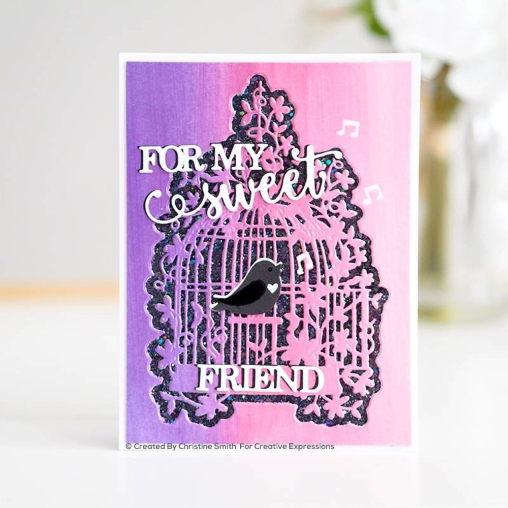 Creative Expressions Paper Panda Craft Die Bird Song (CEDPP019) (OUTLET)