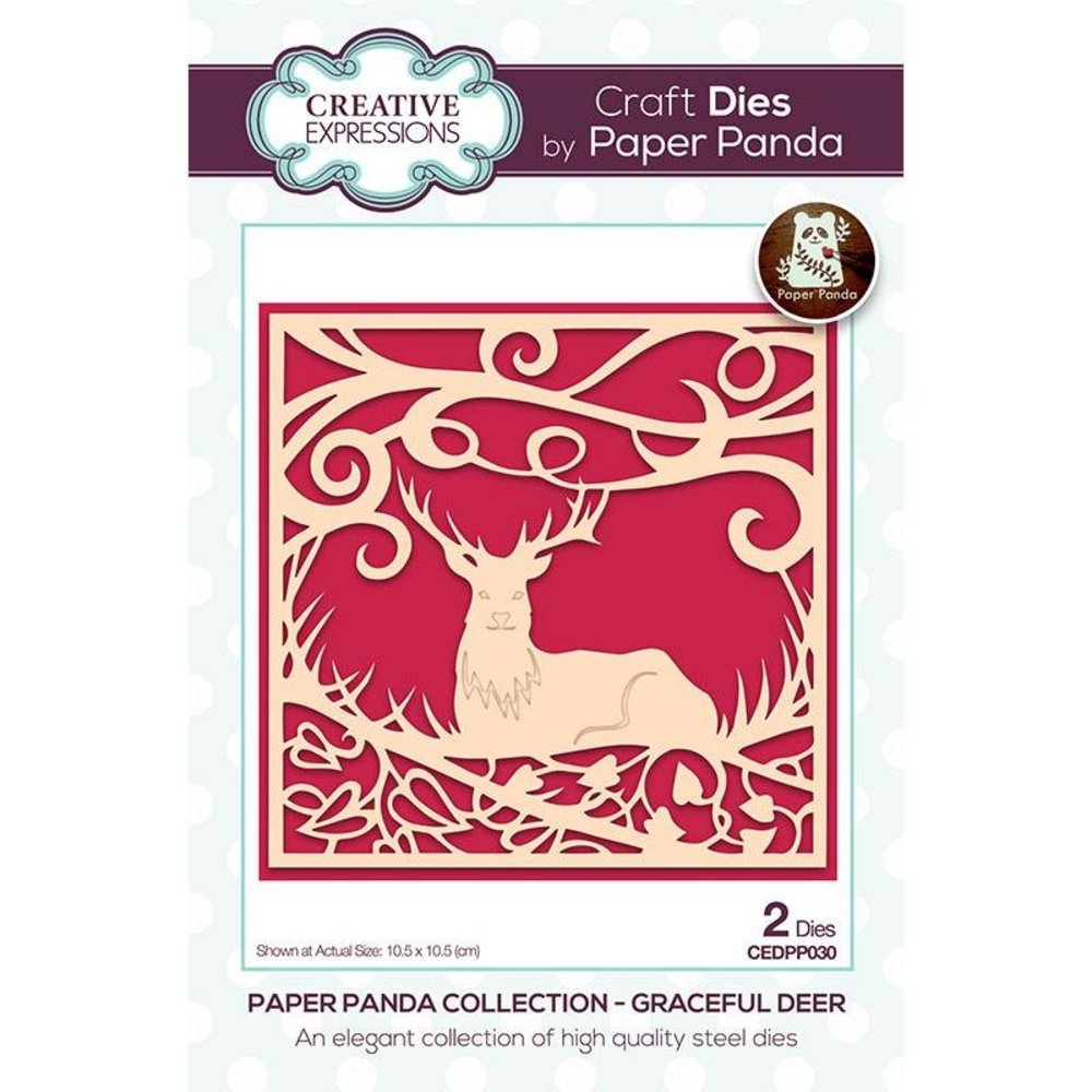 Creative Expressions Paper Panda Craft Die Graceful Deer (CEDPP030) (OUTLET)