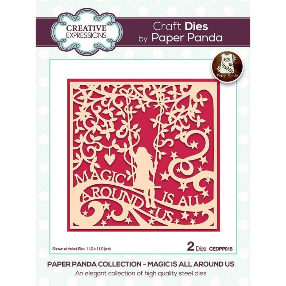Creative Expressions Paper Panda Craft Die Magic Is All Around Us (CEDPP018) (OUTLET)