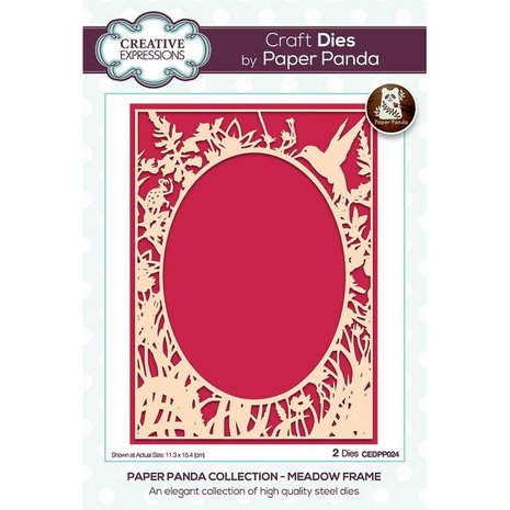 Creative Expressions Paper Panda Craft Die Meadow Frame (CEDPP024) (OUTLET)