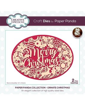 Creative Expressions Paper Panda Craft Die Ornate Christmas (CEDPP028) (OUTLET)