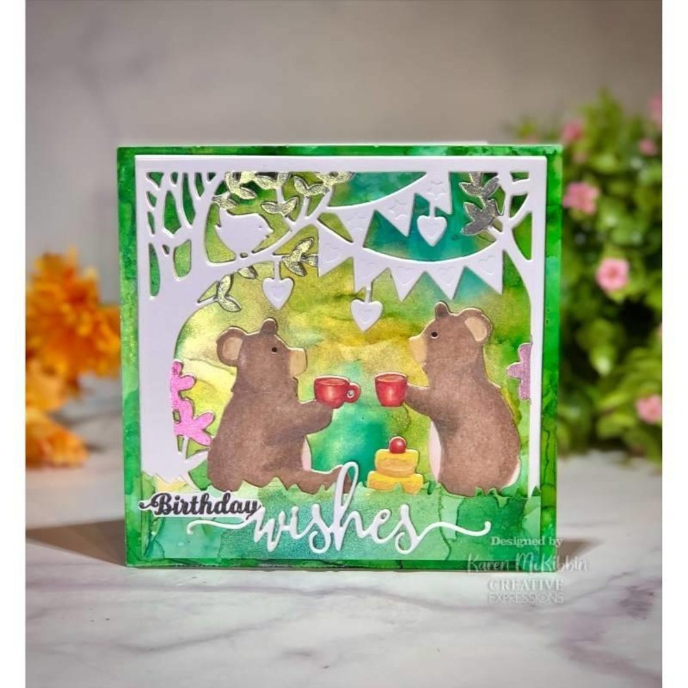 Creative Expressions Paper Panda Craft Die Teddy Bears Picnic (CEDPP031) (OUTLET)