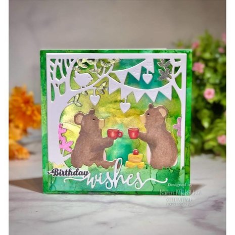 Creative Expressions Paper Panda Craft Die Teddy Bears Picnic (CEDPP031) (OUTLET)