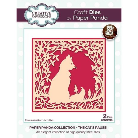 Creative Expressions Paper Panda Craft Die The Cats Pause (CEDPP023) (OUTLET)