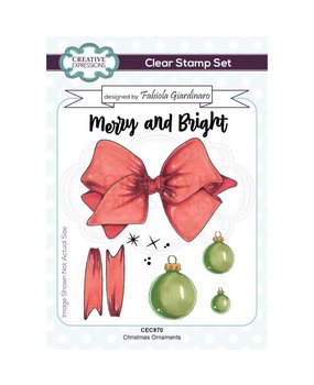 Creative Expressions Fabiola Giardinaro Clear Stamp A6 Christmas Ornaments (CEC970) (OUTLET)