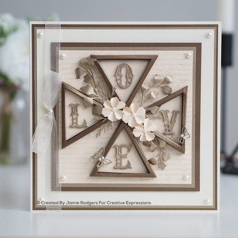 Creative Expressions Jamie Rodgers Craft Die Canvas Collection Triangle (CEDJR007) (OUTLET)