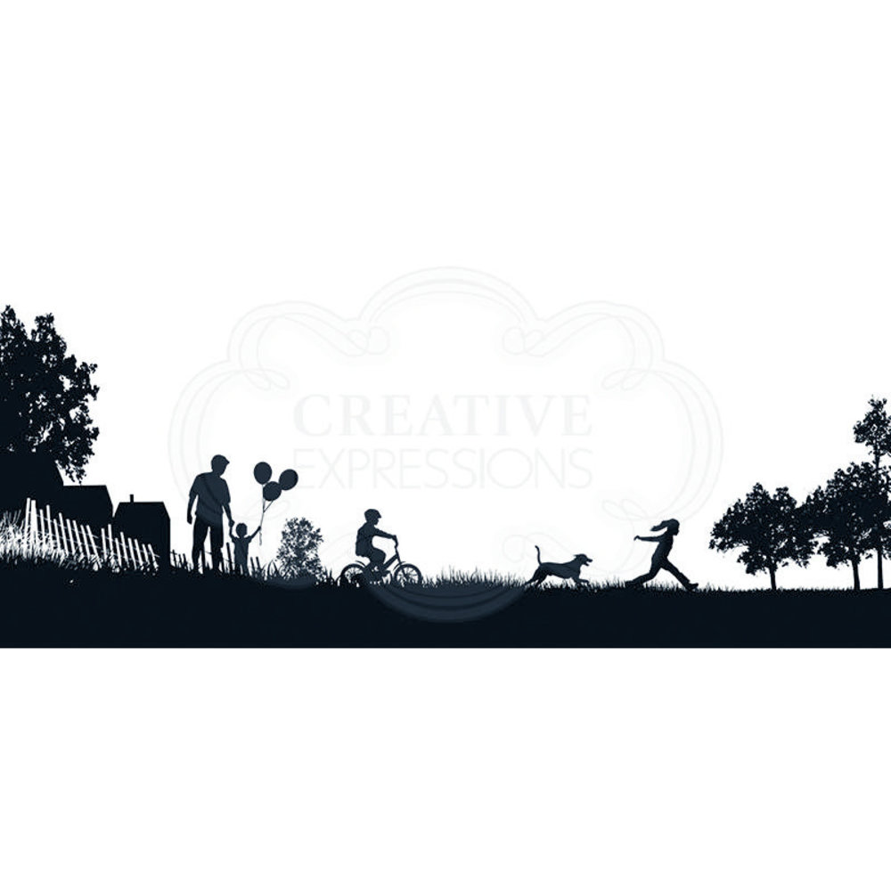 Creative Expressions Designer Boutique Rubber Stamp DL Dad's Day Out (UMSDB058) (OUTLET)