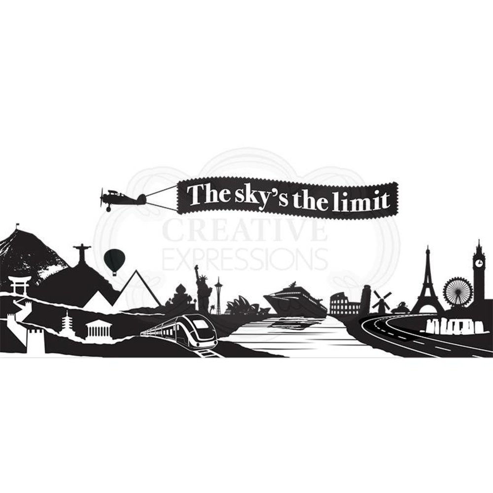 Creative Expressions Designer Boutique Rubber Stamp DL Bucket List (UMSDB061) (OUTLET) Creative Expressions Designer Boutique Rubber Stamp DL Bucket List (UMSDB061) (OUTLET)