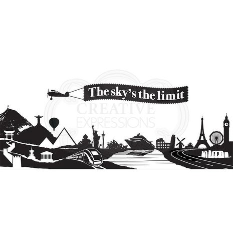 Creative Expressions Designer Boutique Rubber Stamp DL Bucket List (UMSDB061) (OUTLET) Creative Expressions Designer Boutique Rubber Stamp DL Bucket List (UMSDB061) (OUTLET)