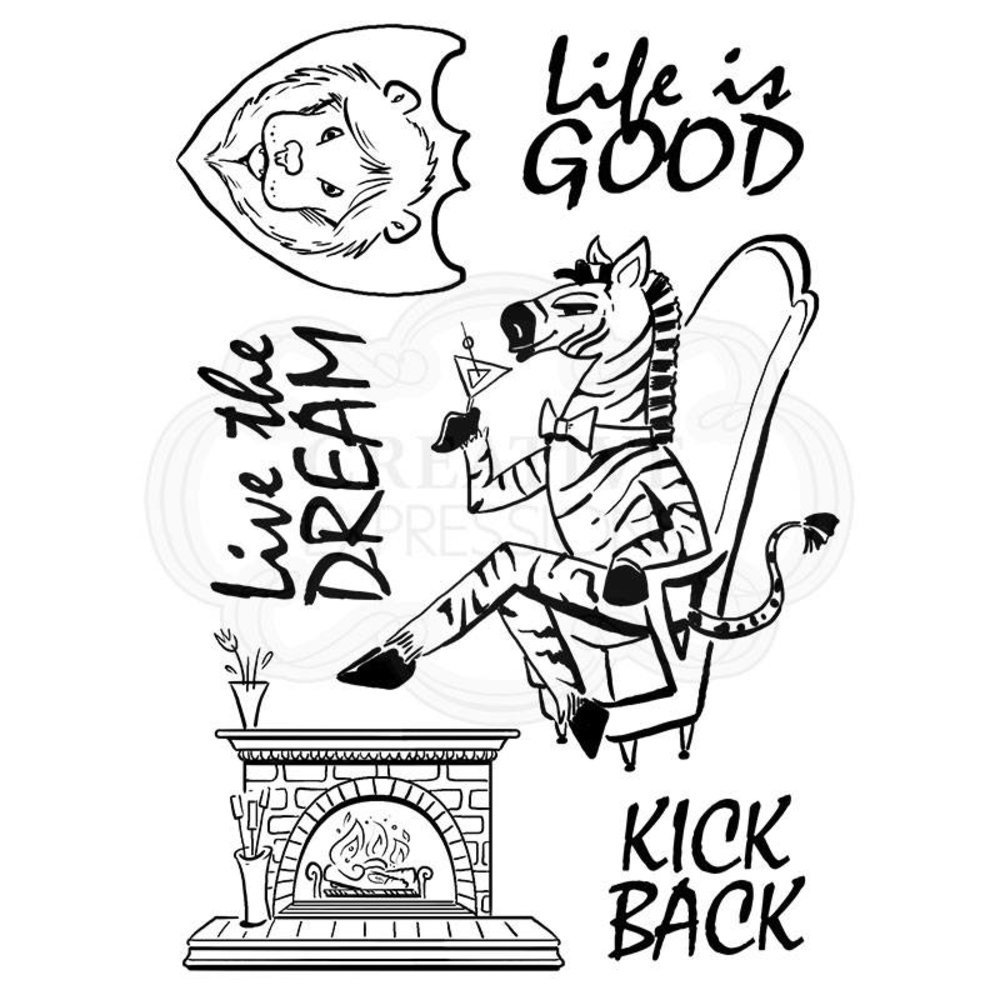 Creative Expressions Designer Boutique Clear Stamp A5 Dapper Zebra (UMSDB049) (OUTLET) Creative Expressions Designer Boutique Clear Stamp A5 Dapper Zebra (UMSDB049) (OUTLET)