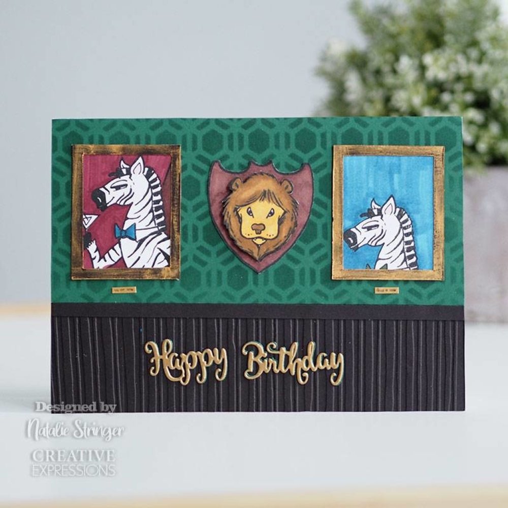 Creative Expressions Designer Boutique Clear Stamp A5 Dapper Zebra (UMSDB049) (OUTLET) Creative Expressions Designer Boutique Clear Stamp A5 Dapper Zebra (UMSDB049) (OUTLET)