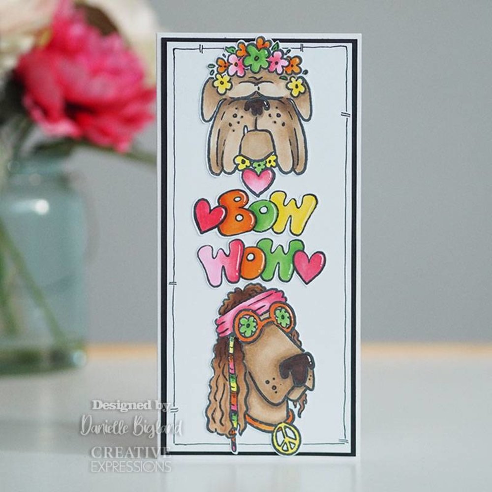 Creative Expressions Designer Boutique Clear Stamp A5 Hippie Dogs (UMSDB050) (OUTLET) Creative Expressions Designer Boutique Clear Stamp A5 Hippie Dogs (UMSDB050) (OUTLET)
