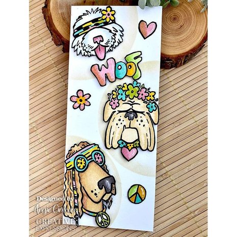 Creative Expressions Designer Boutique Clear Stamp A5 Hippie Dogs (UMSDB050) (OUTLET) Creative Expressions Designer Boutique Clear Stamp A5 Hippie Dogs (UMSDB050) (OUTLET)