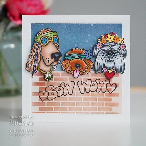 Creative Expressions Designer Boutique Clear Stamp A5 Hippie Dogs (UMSDB050) (OUTLET) Creative Expressions Designer Boutique Clear Stamp A5 Hippie Dogs (UMSDB050) (OUTLET)
